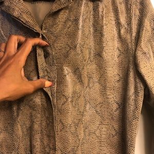 Express leather jacket size 9/10 very lightweight